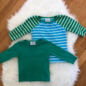 Hanna Andersson Long Sleeve Tee Bundle (80 & 90)